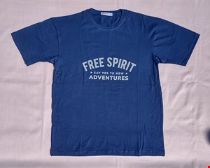 تیشرت مردانه کد ۱۰۰ طرح free spirit