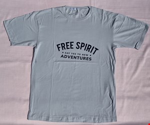 تیشرت مردانه کد ۷۰ طرح free spirit