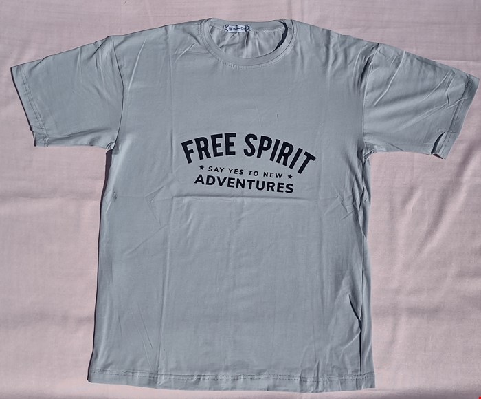 تیشرت مردانه کد ۷۰ طرح free spirit