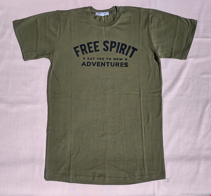 تیشرت مردانه کد ۶۰ طرح free spirit 